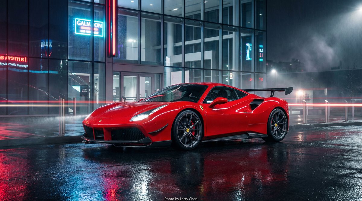 黑丝视频：法拉利488改装